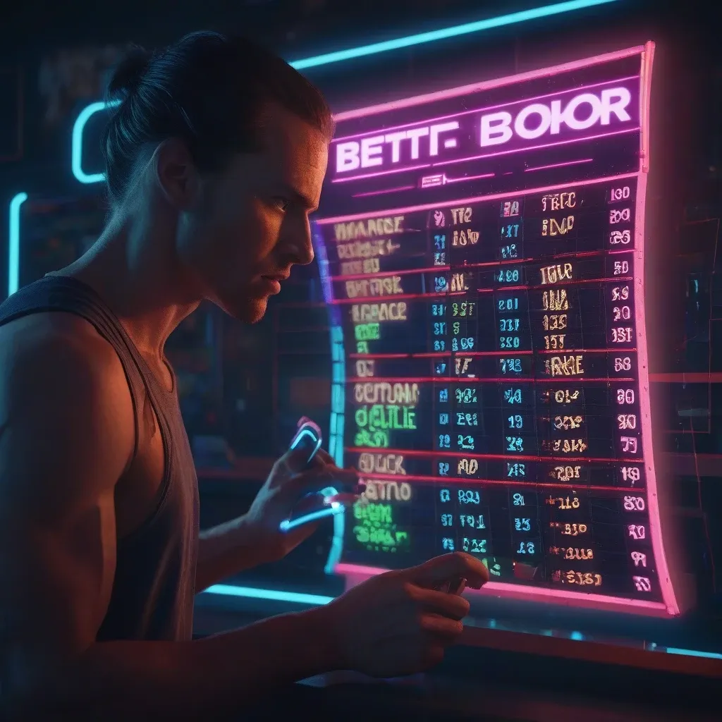 Betting Odds Closeup